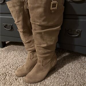 Dr. Scholl's Brown Heeled Boots